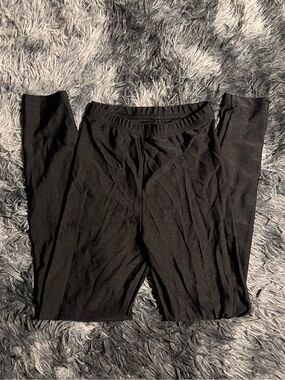 Black American Apparel high waisted Shiny leggings with elastic waistband